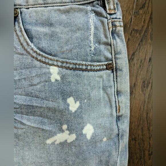 One Teaspoon Awesome Baggies Distressed Jeans Montana Blue Size 29 NEW - Picture 4 of 15